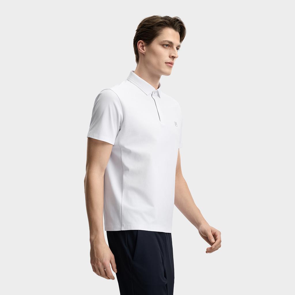 Fila Tennis Fashion Classic Minimalist Sports Casual Comfortable Solid Color Basic Breathable Short Sleeve Polo Shirt Men tops A11M623151FWT