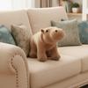 Cartoon Moo Deng Plush Toys Forest Animal Hippo Doll Plush Toy  Sofa Ornament