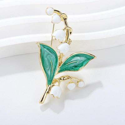 Fashion Pastoral Style Ma Ling Orchid Brooches For Women Clothing Coat Accessries Gifts