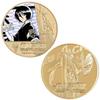 Death God Kurosaki Ichigo Anime Die-cast Metal Commemorative Coin Badge Gift