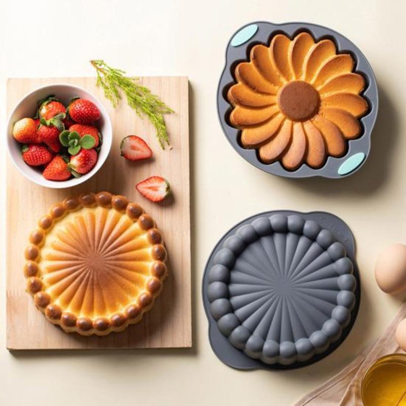 Silikonkakform Nonstick Rund Charlotte Kakform för Ostkaka Choklad