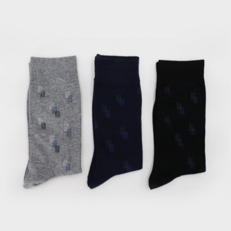 DaiSo Herren S Formelle Socken Karomuster