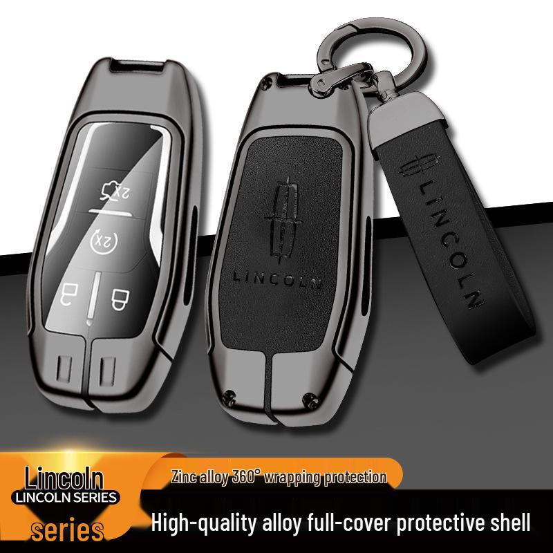 Hochwertiges Metall-Schlüsselschalen für Lincoln MKZ, MKC, MKX (Altes Modell)