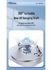 360° Rotating Aluminum Laptop Stand with Adjustable Height and Heat Dissipation