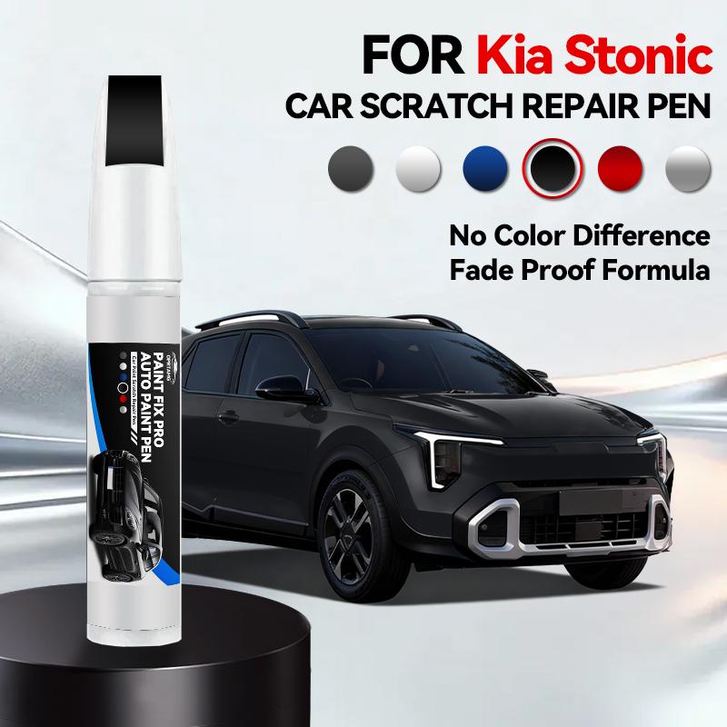 OPRTAMG Purpose Vehicle Car Paint Repair Pen For 2017-2025 Kia Stonic Paint Scratch Repair Accessories White U4 Red SQ Black 9B