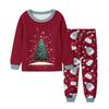 Children's Fashion Suit Skirt Round Neck Long Sleeve Top Pants