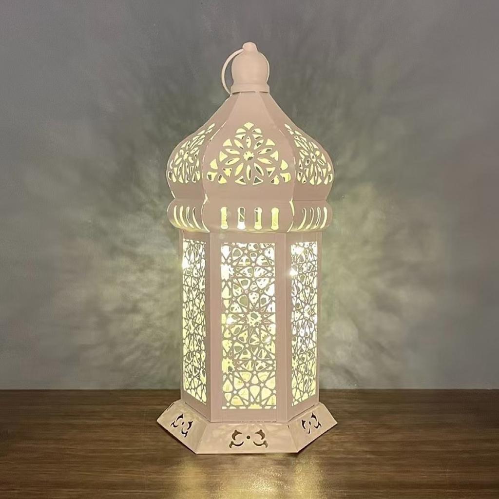Iron Lamp Handmade Candle Holder for Religious Family and Exotic Decoration Enthusiasts For Eid Holiday
