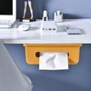 Punch-Free Desk Under Socket Storage & Adhesive Tissue Box