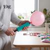 Easy to Use Balloon Pump 5Pcs Portable Pump, Two Way Dual Action Inflator, Compact Inflator Hand Held Manual Air for Birthday, Anniversary,