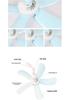 Compact Silent Ceiling Fan for Dorms and Bedrooms