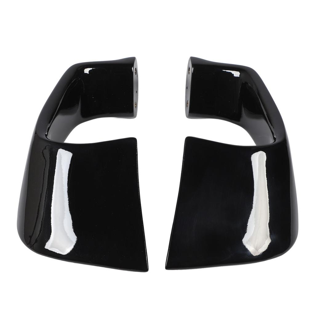 2PCS Fixed Wing Spoiler Aerodynamic Motorcycle Winglet Fairing Wing Kit Side Wing Decoration for YZF R1 R6 Gloss Black