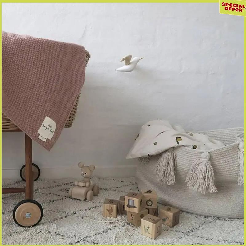 

A34R Rope Baskets For Storage Woven Hamper Home Storage Baskets Cotton Rope Laundry Basket Medium Rope Storage Organizer