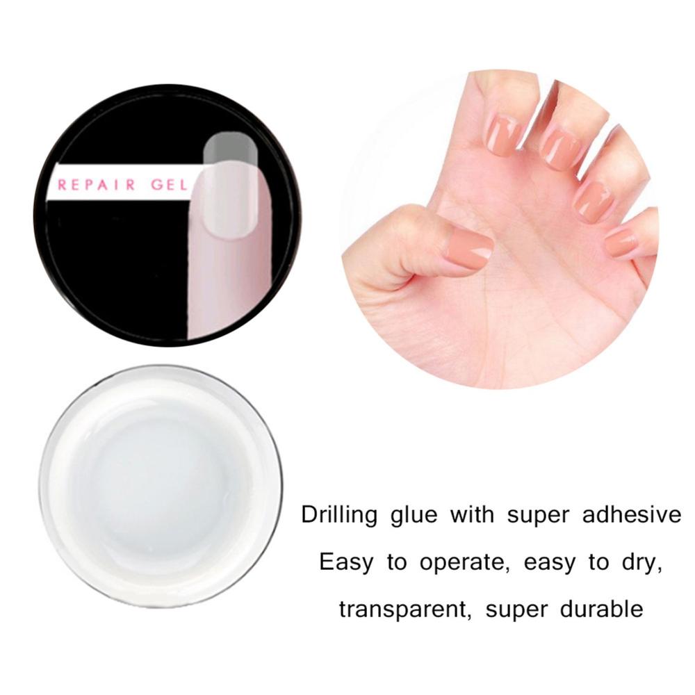 Ongle Cassé Récupération Ongle Fortifiant Ongle Fissures Réparation Ongle Gel Réparateur Instantané Ongle Fissuré