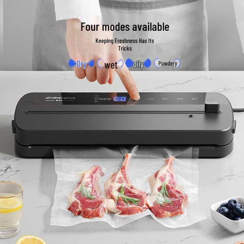 Household Food Vacuum Sealer: Compact Freshness Preserver for Kitchen Use