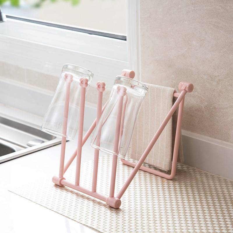 

Folding Collapsible Towel Rag Drainer Kitchen Storage No punching required Storage rack Plastic Towel Rack Kitchen Sink 15.5*25.5*16cm синий