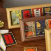Calligraphy Desk Ornament: Creative Song Brocade Display, Xuan Paper DIY Card, Decorative Cultural Picture Frame Gift