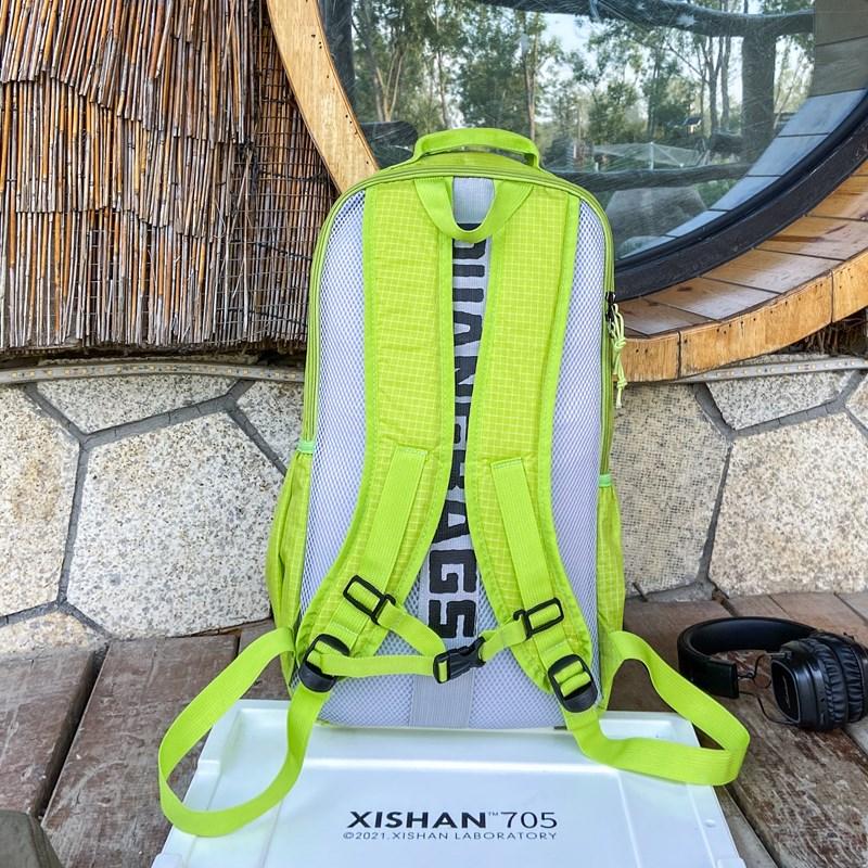 Outdoor Sports Waterproof Drawstring Backpack Large Capacity Travel Bag Student Plaid Backpack