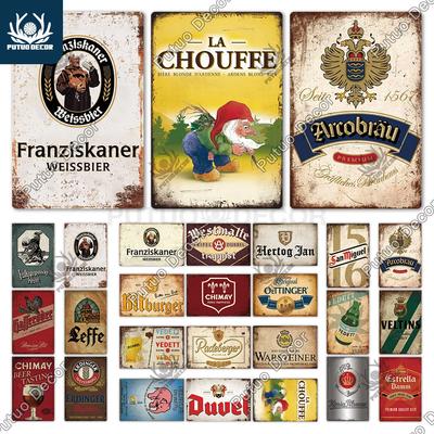 Putuo Decor Bier Marke Metall Zeichen Vintage Zinn Zeichen Dekorative Plaque Wand Dekor Bar Pub Mann Cave Wohnzimmer Dekoration