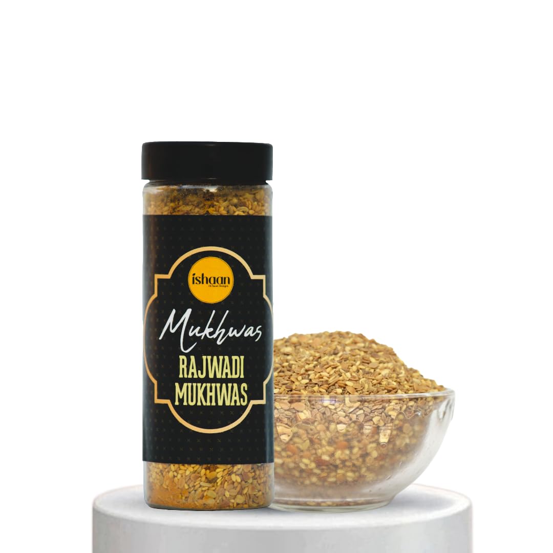 Ishaan Rajwadi Mukhwas Mouth Freshener | After Meal Digestive Snack | Rich in Fibre | Healthy Indian Mukhwas
