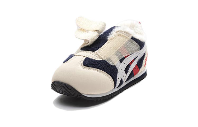 Asics Cotla Low Top Kids Lifestyle Shoes Beige Blue Children Aged 3 7 Years Old 1144A296-400