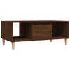 821067 vidaXL Coffee Table Brown Oak 90x50x36.5 Cm Engineered Wood