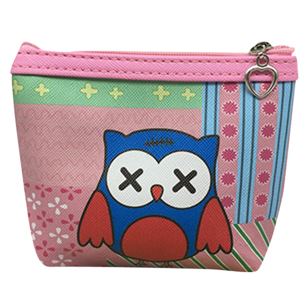 Coin Purse Colorful Ring Grid Wallet Buckle Clutch Handbag For Women Girls Gift