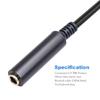 6.35 Female Connector to XLR Male Plug Adapter Cord Line for Mixing Console Mic