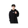 Li Ning Loose Fashion Pattern Printed Embroidered Logo Sports Casual Warm Pullover Long Sleeve Hoodie Unisex Hoodies Black AWDR299-3
