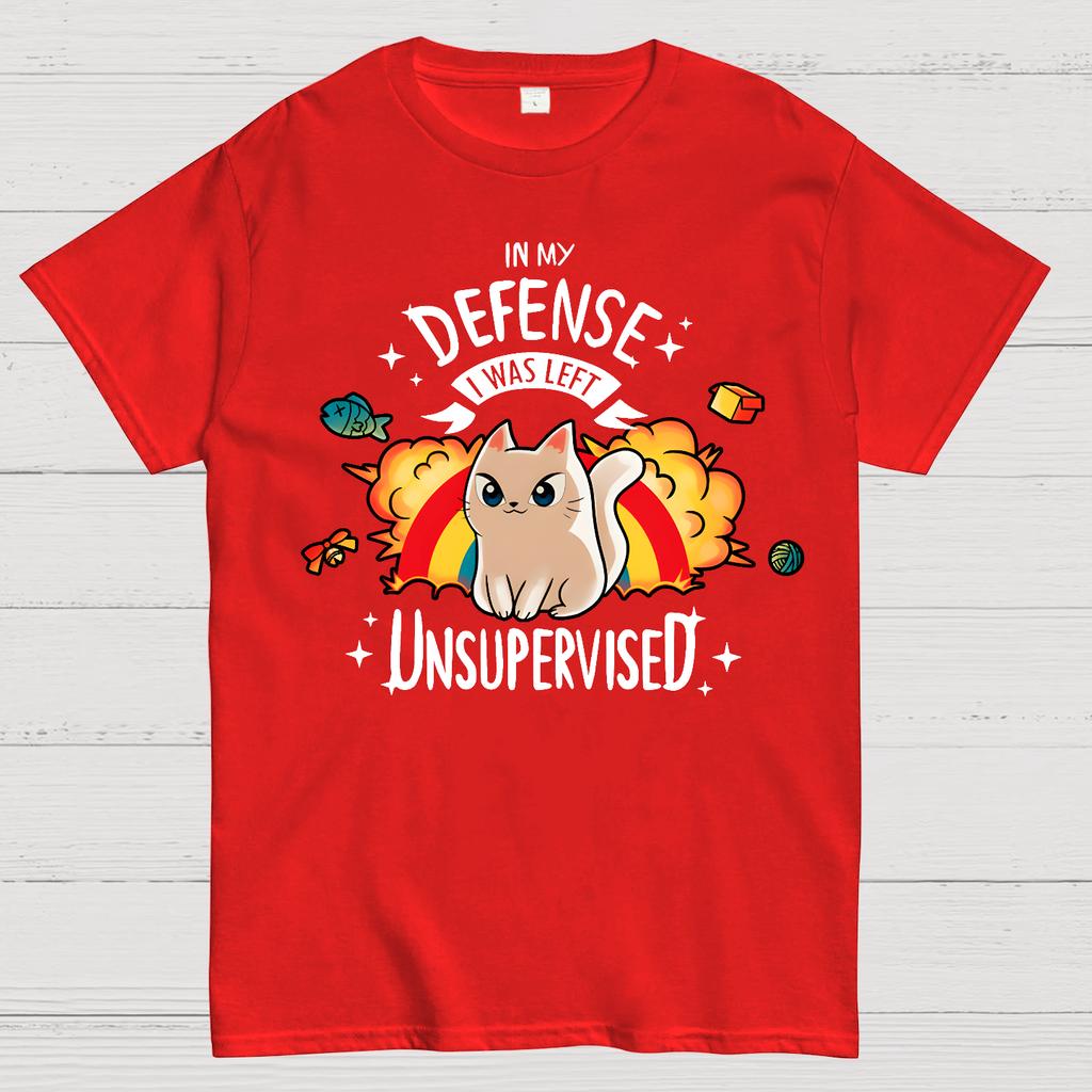 I Was Left Unsupervised Cotton Summer Casual Cool Loose T-Shirt
