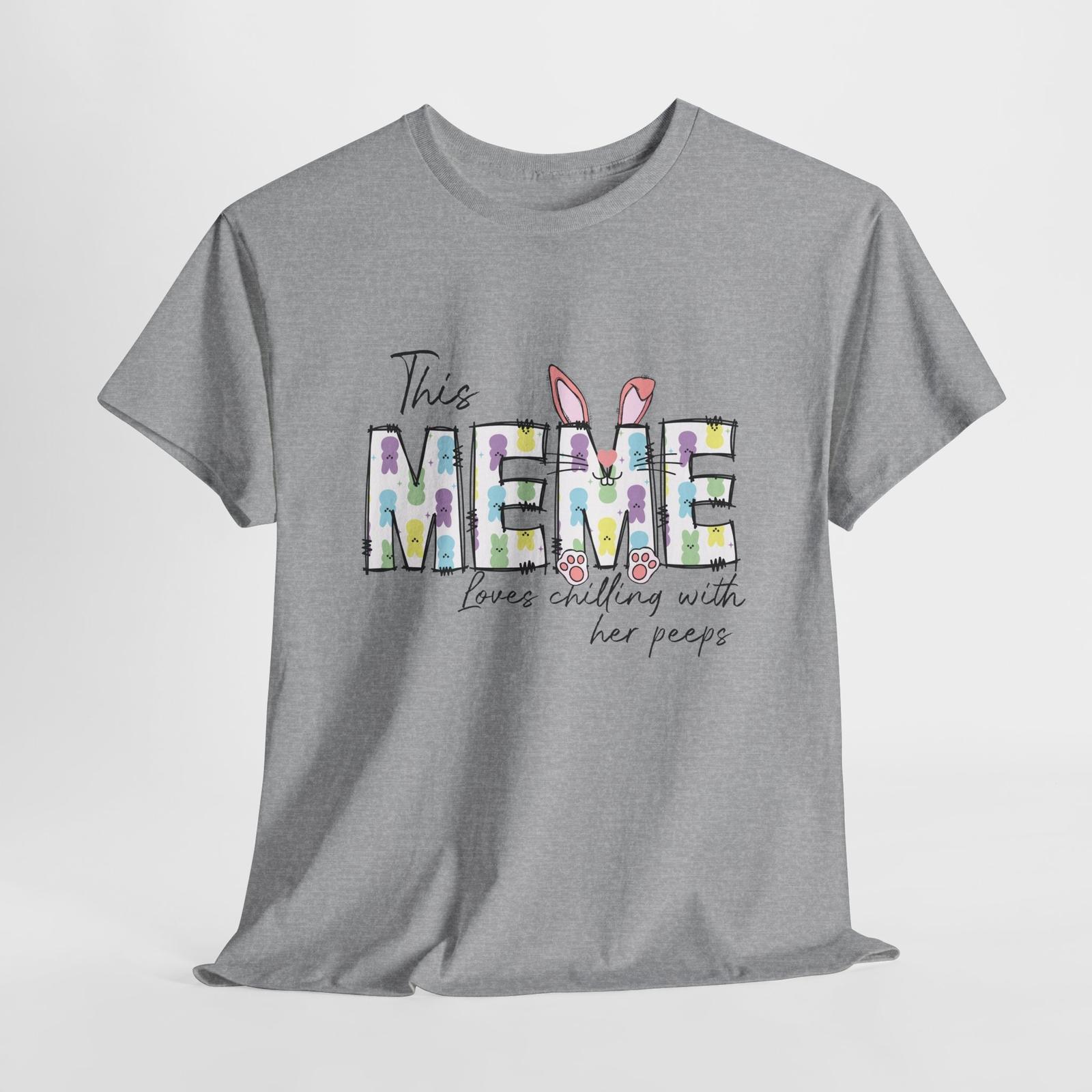 Mama Meme T-Shirt | Funny Easter Grandma Shirt XXL