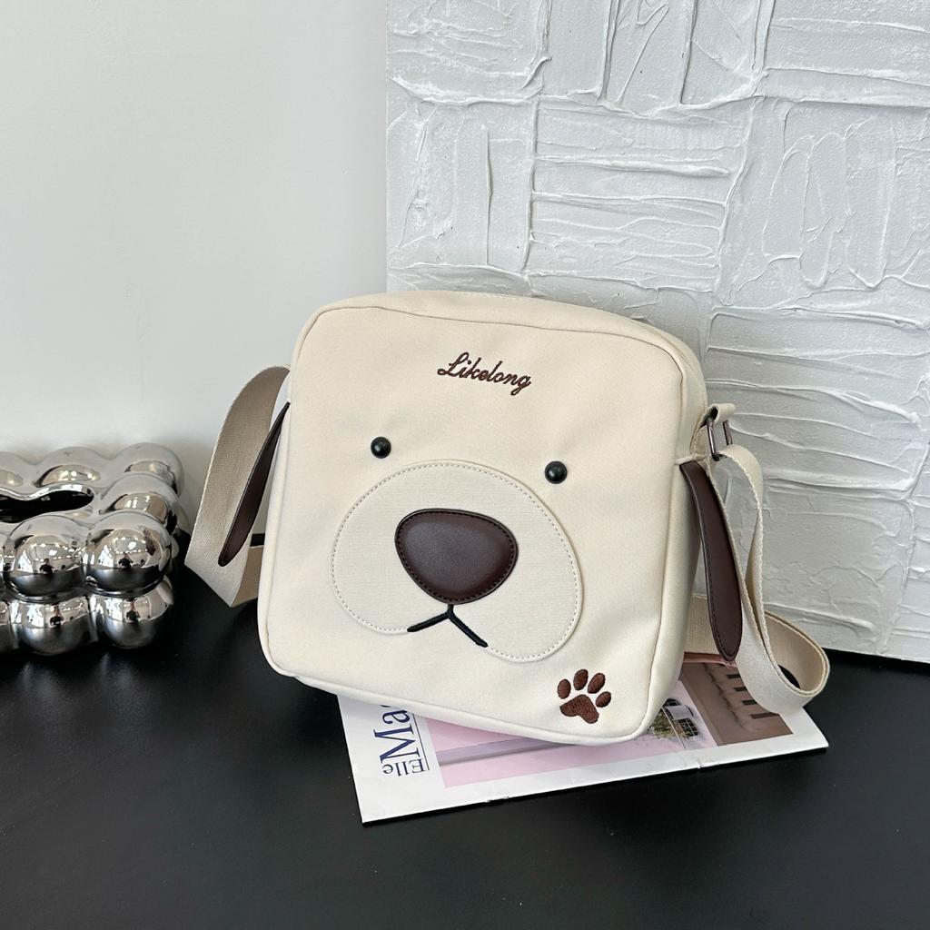 2025 new cartoon cute shoulder casual student versatile foreign style DIY popular Internet celebrity small bag girl bag