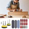 Pack of 279 Sandpaper Discs Suitable for Angle Grinders Efficient Wood & Metal Finishing Smoothing Quick Easy Attachment