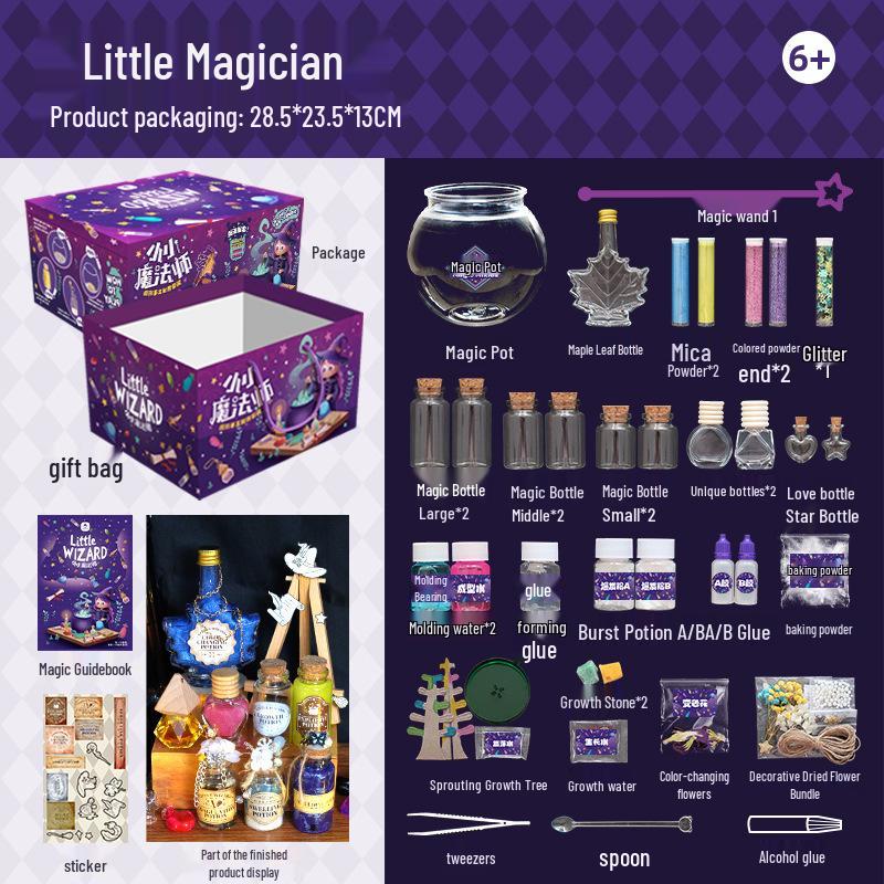 Mr. Toy Little Magician DIY Science Experiment Kit for Kids - Craft and Potion Set for Boys and Girls