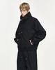 Songzio Homme Cocoon Anorak Hoodie Black Si2Ts246Bk