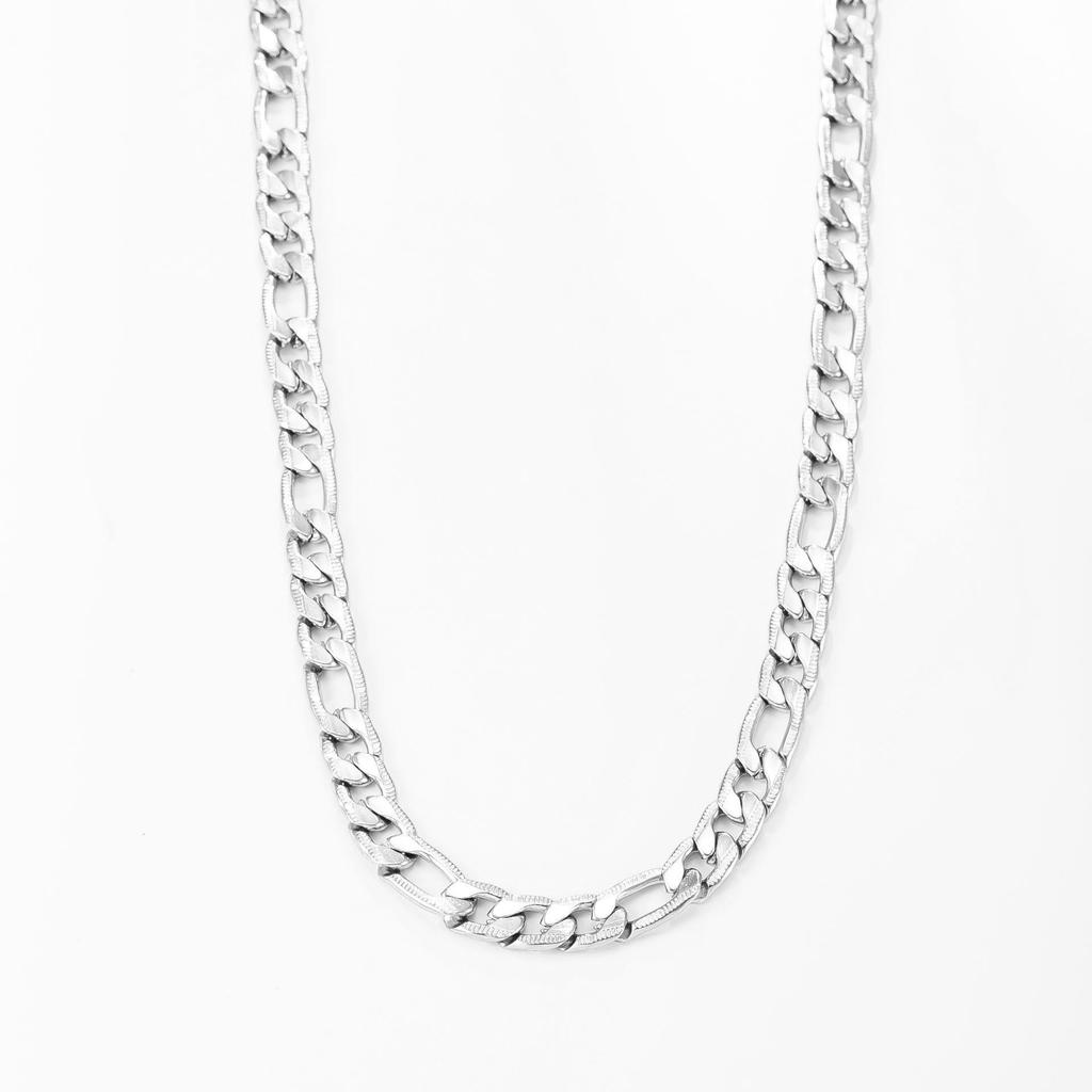 Men's Stainless Steel Cross Necklace - 8mm Polished Cuban Chain, Fashionable Titanium Steel Jewelry