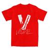Summer Fashion Heavyweight Retro Men's English Letters 100% Cotton Printed Round Neck High-quality Casual Fitness Street T-shirt