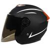 Unisex 3/4 Motorcycle Helmet With Dual Lens Anti-Fog Visor Scooter Commuting All ABS