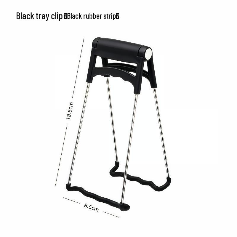 Silicone Non-Slip Anti-Scald Gripper Tongs for Kitchen Tray & Plate Lifting