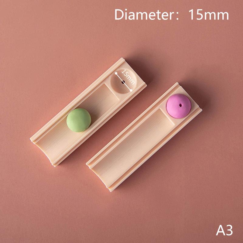 

10/12/15mm Polymer Clay Bead Rolling Ball Mold Clay Ball Punching Auxiliary Tool For DIY Earrings Jewelry Pendant Decoration