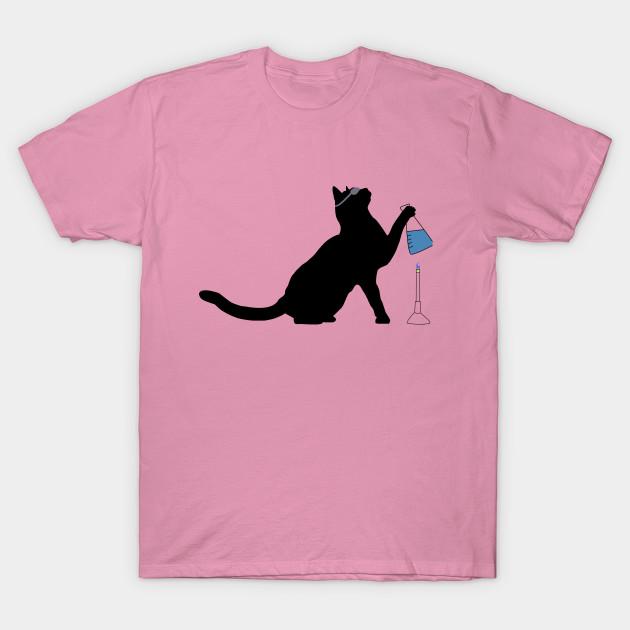 

T Shirt Women s Cat Scientist Boiling Flask Harajuku Print Kawaii Tshirt Summer Short Sleeve Female T-Shirt Top Tee Breathable Fabric S розовый