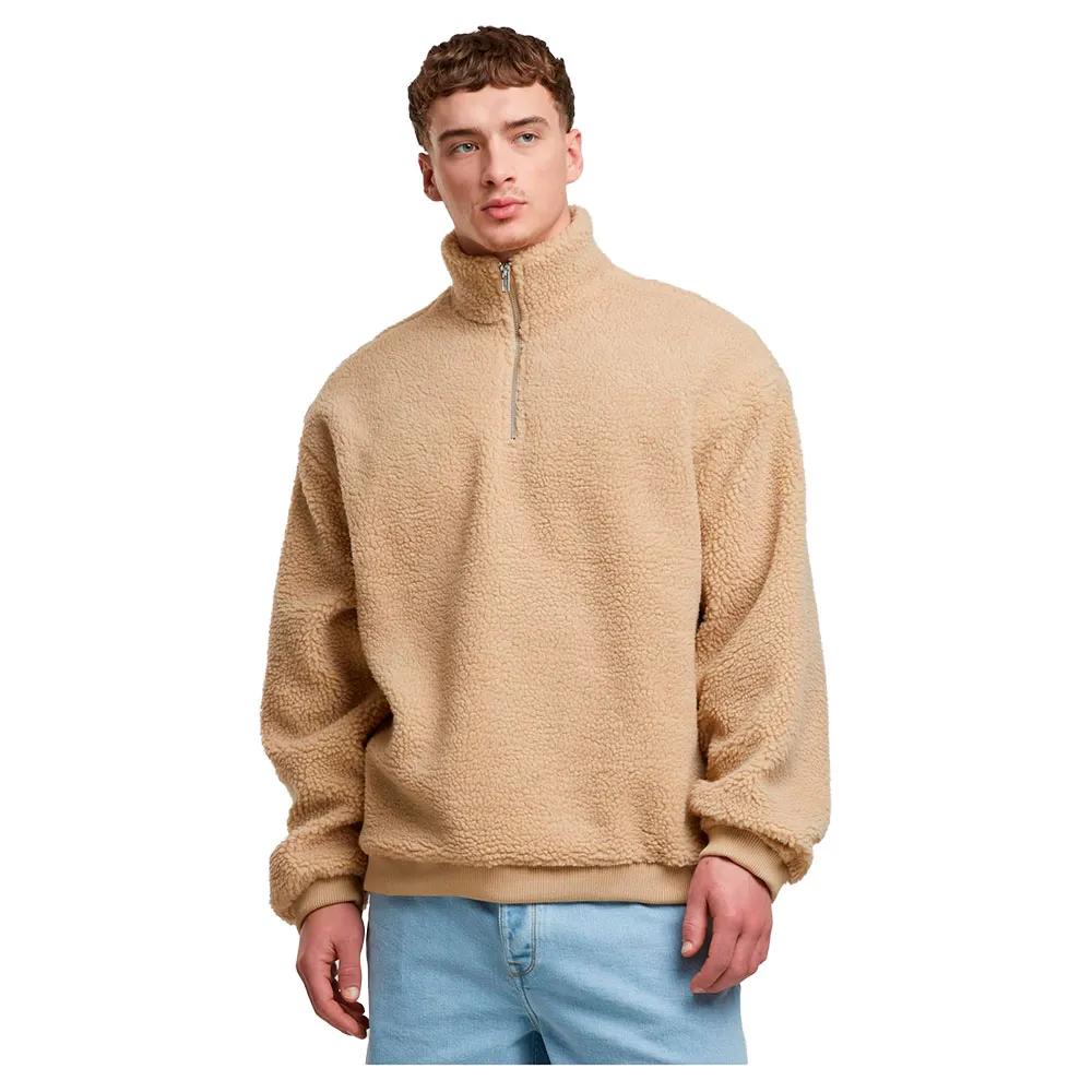 Urban Classics Свитер с полумолнией Oversized Teddy EU M