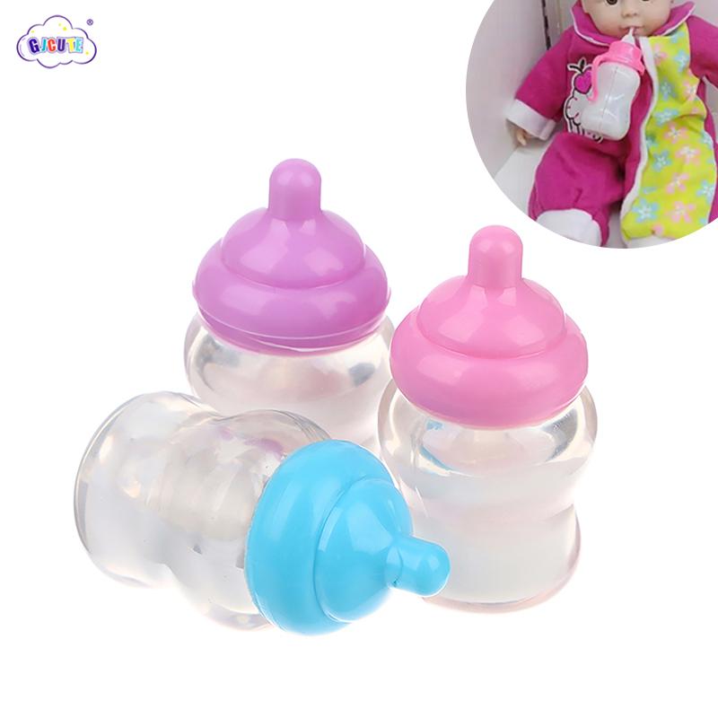 3 Stück Puppenhaus Niedliche Babyflasche Spielhaus Spielzeug Puppenhaus Möbel Zubehör Kinder Rollenspiel Spielzeug