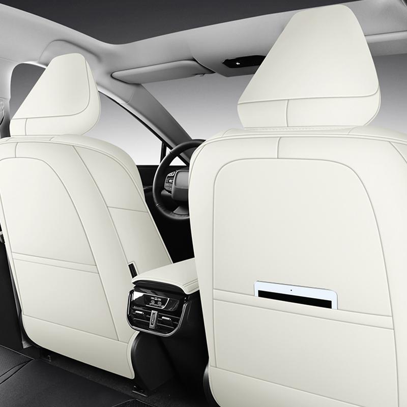 Premium Leather Car Seat Covers For Toyota BZ5 2026 Breathable Durable Seat Cushion Protection Automotive Parts-Full Coverage