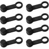 Povtii 8PCS Brake Bleed Nipple Cap, 8mm Rubber Car Brake Bleeder Screw Grease Dust Cover, Vehicle Brake Bleeder Nipple Cap Replacement for Motorcycle