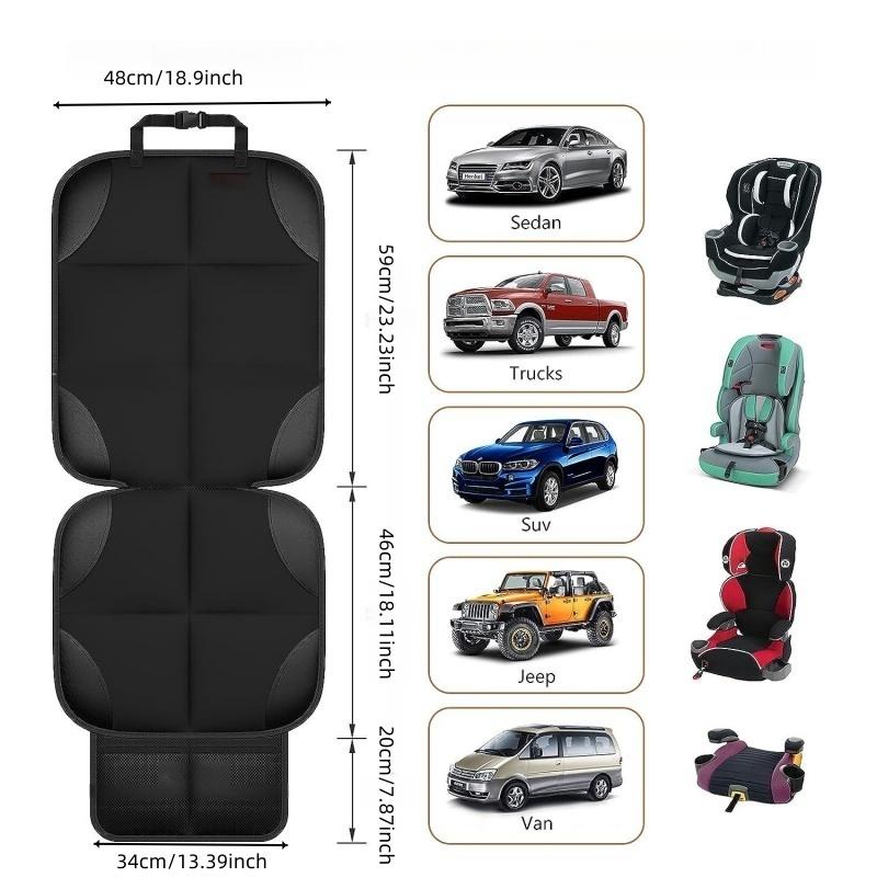 Für Auto Kindersitzkissen Rutschfestes Kissen Babysitzschoner Reibungsfestes und Schmutzabweisendes Kissen
