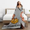 Grandpa Tv Sleeping Blanket  Super Warm Print Plush Throw Blanket For Couch Chair Decorative Flannel Bedspread Bed Cover