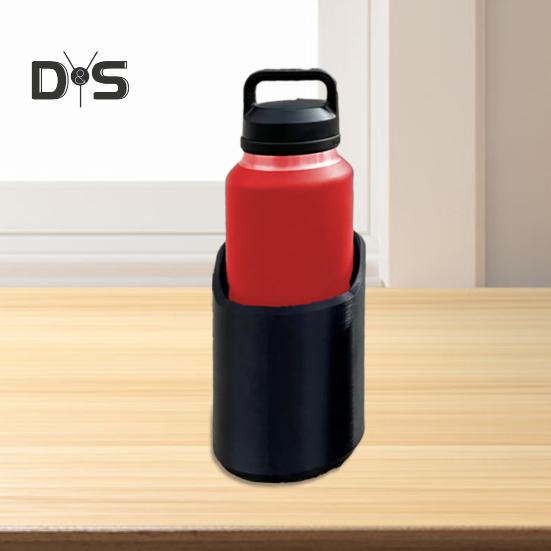 Portable Magnetic Bottle Mount Heavy-Duty RV Truck Golf Cart Tractor Bus Lawnmower Screw Mount Cup Holder 46/50/64oz Water Bottle Storage Rack