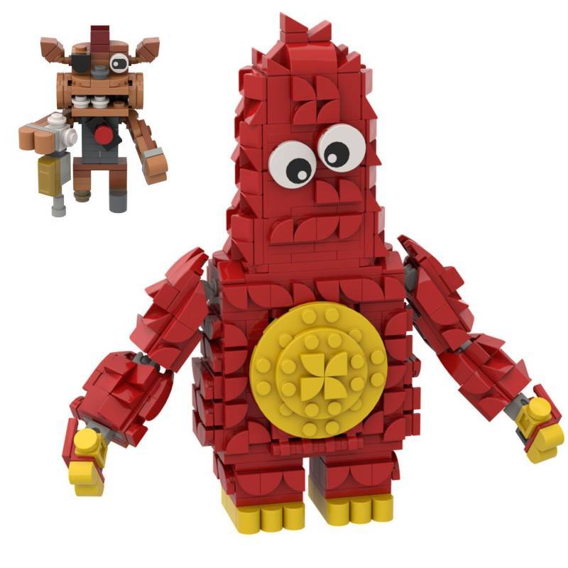 Poppy Playtime The Prototype Gracie Green Collectible Building Blocks Toy With Diy Assembly For Kids And Teens