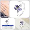 S925 Silver Flowers Butterfly Rings Women Size 6 7 8 9 Exquisite Closed Ring Ideal for Birthday Wedding Gifts