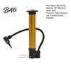 Aluminum Alloy Tire Inflator Mini High Pressure Bike Pump, Portable Air Pump with Foldable Pedal, for Road Mountain Bicycle Motorbike Motorcycle